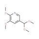 5-(Dimethoxymethyl)-2,3-dimethoxypyridine - chemical structure image
