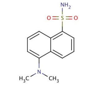 5-(Dimethylamino)-1-naphthalenesulfonamide (CAS 1431-39-6) - chemical structure image
