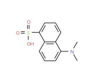 5-Dimethylamino-1-Naphthalenesulfonic Acid (CAS 4272-77-9) - chemical structure image