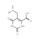 5-Dimethylaminomethyl-2,6-dioxo-1,2,3,6-tetrahydro-pyrimidine-4-carboxylic acid - chemical structure image