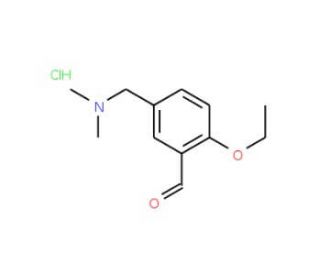 5-Dimethylaminomethyl-2-ethoxy-benzaldehyde hydrochloride - chemical structure image