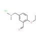 5-Dimethylaminomethyl-2-ethoxy-benzaldehyde hydrochloride - chemical structure image