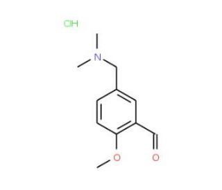 5-Dimethylaminomethyl-2-methoxy-benzaldehyde hydrochloride - chemical structure image