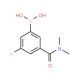 5-(Dimethylcarbamoyl)-3-fluorophenylboronic acid (CAS 874219-39-3) - chemical structure image
