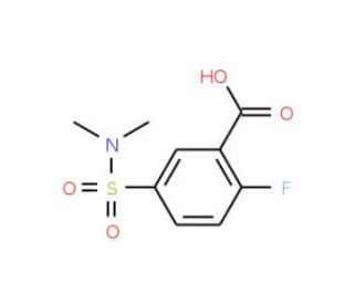 5-Dimethylsulfamoyl-2-fluoro-benzoic acid - chemical structure image