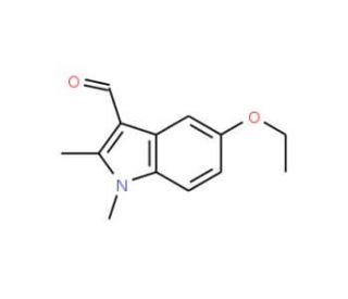 5-Ethoxy-1,2-dimethyl-1H-indole-3-carbaldehyde - chemical structure image
