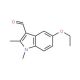 5-Ethoxy-1,2-dimethyl-1H-indole-3-carbaldehyde - chemical structure image