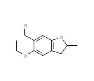 5-ethoxy-2-methyl-2,3-dihydro-1-benzofuran-6-carbaldehyde - chemical structure image