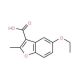 5-Ethoxy-2-methyl-benzofuran-3-carboxylic acid - chemical structure image