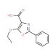 5-ethoxy-2-phenyl-1,3-oxazole-4-carboxylic acid (CAS 54644-12-1) - chemical structure image