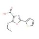 5-ethoxy-2-thien-2-yl-1,3-oxazole-4-carboxylic acid - chemical structure image