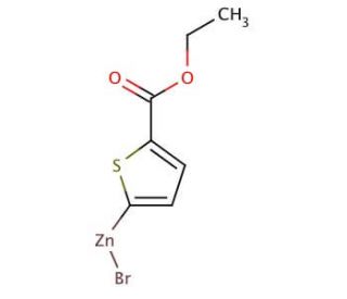 5-Ethoxycarbonyl-2-thienylzinc bromide solution (CAS 352530-37-1) - chemical structure image