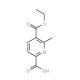 5-(ethoxycarbonyl)-6-methylpyridine-2-carboxylic acid - chemical structure image