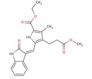 5-Ethoxycarbonyl SU 5402 Methyl Ester - chemical structure image