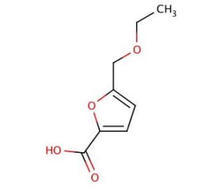 5-(ethoxymethyl)-2-furoic acid - chemical structure image