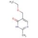 5-(Ethoxymethyl)-2-methyl-4-pyrimidinone - chemical structure image