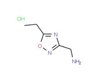 (5-Ethyl-1,2,4-oxadiazol-3-yl)methylaminehydrochloride - chemical structure image