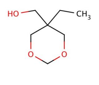 5-Ethyl-1,3-dioxane-5-methanol (CAS 5187-23-5) - chemical structure image