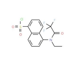 5-[Ethyl-(2,2,2-trifluoro-acetyl)-amino]-naphthalene-1-sulfonyl chloride - chemical structure image