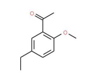 5-Ethyl-2-methoxyacetophenone (CAS 29643-54-7) - chemical structure image