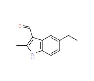 5-Ethyl-2-methyl-1H-indole-3-carbaldehyde - chemical structure image