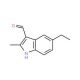 5-Ethyl-2-methyl-1H-indole-3-carbaldehyde - chemical structure image
