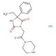 5-ethyl-3-(2-oxo-2-piperazin-1-ylethyl)-5-phenylimidazolidine-2,4-dione hydrochloride 的分子结构 5-ethyl-3-(2-oxo-2-piperazin-1-ylethyl)-5-phenylimidazolidine-2,4-dione hydrochloride - chemical structure image