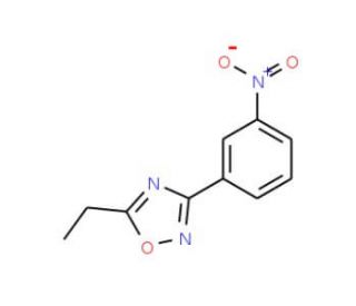 5-Ethyl-3-(3-nitrophenyl)-1,2,4-oxadiazole (CAS 10364-69-9) - chemical structure image