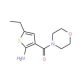 [5-ethyl-3-(morpholin-4-ylcarbonyl)-2-thienyl]amine - chemical structure image