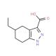 5-Ethyl-4,5,6,7-tetrahydro-2H-indazole-3-carboxylic acid - chemical structure image