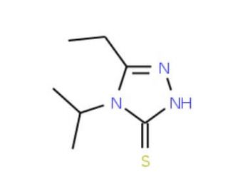 5-Ethyl-4-isopropyl-4H-1,2,4-triazole-3-thiol - chemical structure image