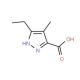 5-Ethyl-4-methyl-2H-pyrazole-3-carboxylic acid - chemical structure image