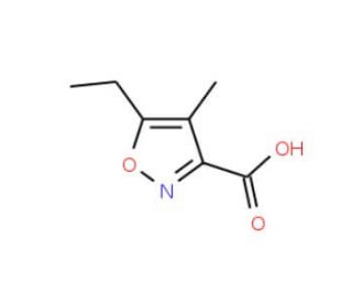 5-Ethyl-4-methylisoxazole-3-carboxylic acid - chemical structure image