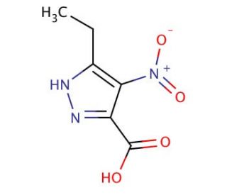 5-ethyl-4-nitro-1H-pyrazole-3-carboxylic acid - chemical structure image
