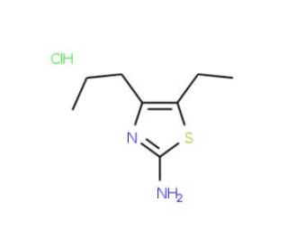 5-Ethyl-4-propyl-thiazol-2-ylamine hydrochloride - chemical structure image