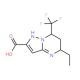 5-Ethyl-7-trifluoromethyl-4,5,6,7-tetrahydro-pyrazolo[1,5-a]pyrimidine-2-carboxylic acid - chemical structure image