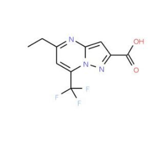 5-Ethyl-7-trifluoromethyl-pyrazolo[1,5-a]-pyrimidine-2-carboxylic acid - chemical structure image
