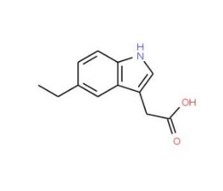 5-Ethylindole-3-acetic acid (CAS 52531-12-1) - chemical structure image