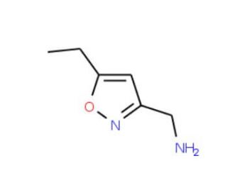 [(5-Ethylisoxazol-3-yl)methyl]amine - chemical structure image
