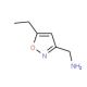 [(5-Ethylisoxazol-3-yl)methyl]amine - chemical structure image