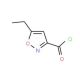 5-Ethylisoxazole-3-carbonyl chloride - chemical structure image