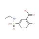 5-(ethylsulfamoyl)-2-fluorobenzoic acid - chemical structure image