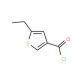 5-ethylthiophene-3-carbonyl chloride - chemical structure image
