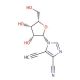 5-Ethynyl-1-(β-D-ribofuranosyl)-imidazo-4-carbonitrile (CAS 126004-13-5) - chemical structure image