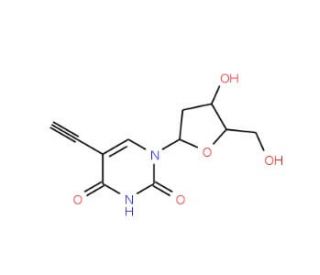 5-Ethynyl-2&prime;-deoxyuridine (CAS 61135-33-9) - chemical structure image