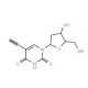 5-Ethynyl-2′-deoxyuridine (CAS 61135-33-9) - chemical structure image