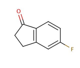 5-Fluoro-1-indanone (CAS 700-84-5) - chemical structure image