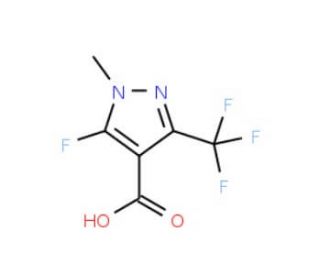 5-Fluoro-1-methyl-3-trifluoromethyl-1H-pyrazole-4-carboxylic acid - chemical structure image