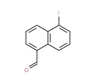 5-Fluoro-1-naphthaldehyde (CAS 110931-86-7) - chemical structure image
