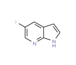 5-Fluoro-1H-pyrrolo[2,3-b]pyridine (CAS 866319-00-8) - chemical structure image